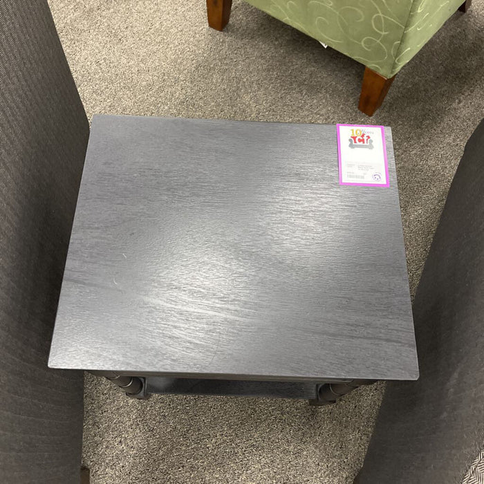 Black End Table w/ Drawer