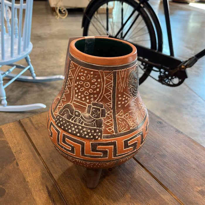 Mayan Pattern Vase