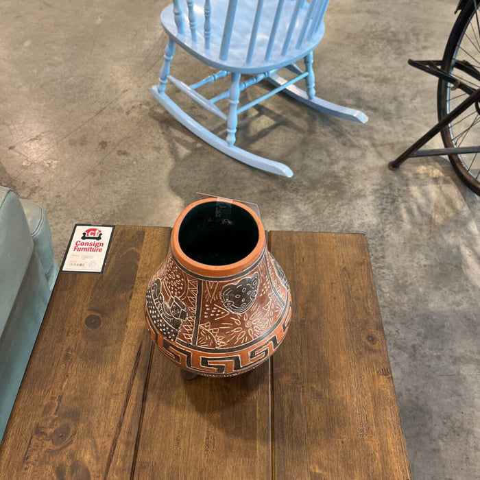 Mayan Pattern Vase