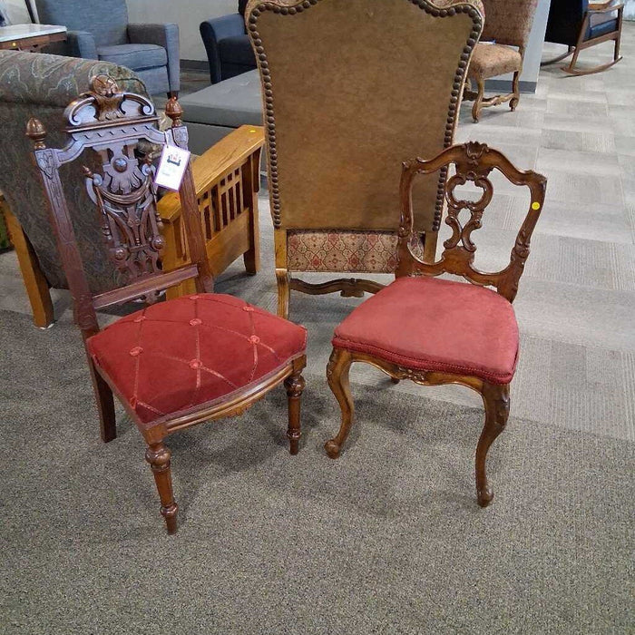 Pair of Vintage Carved Chairs
