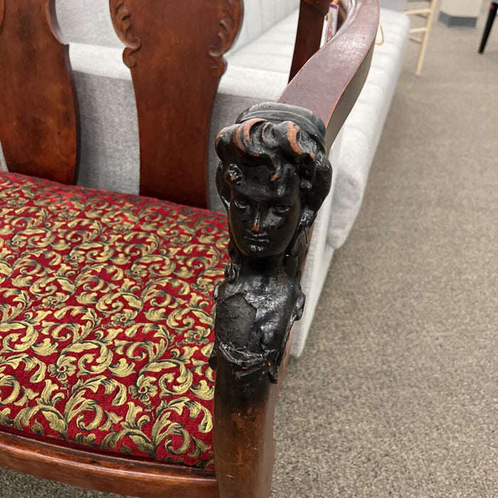 Vintage Carved Bench