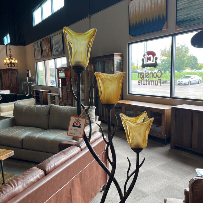 Metal Branch Floor Lamp