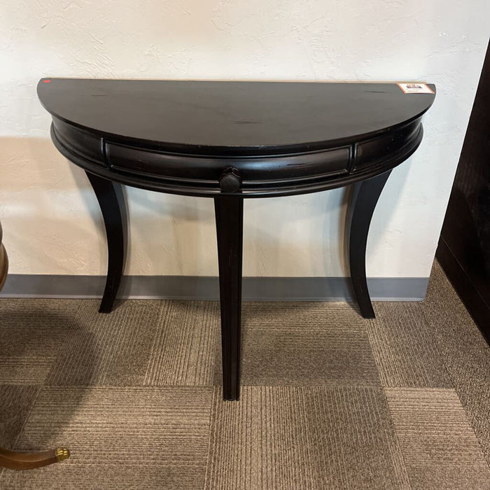 Black Entry Table w/ Drawer