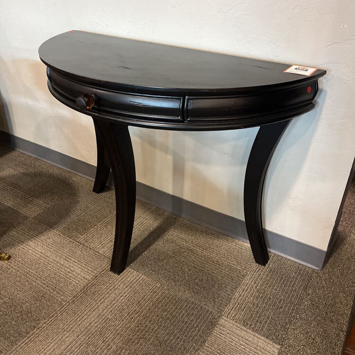 Black Entry Table w/ Drawer
