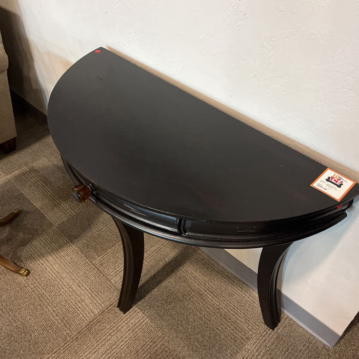 Black Entry Table w/ Drawer
