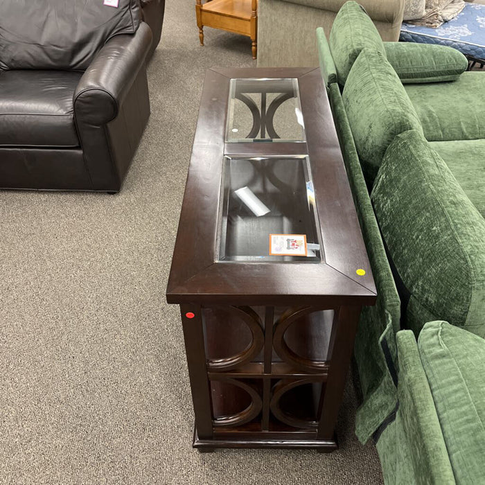3-tier Sofa Table w/ Glass Inserts