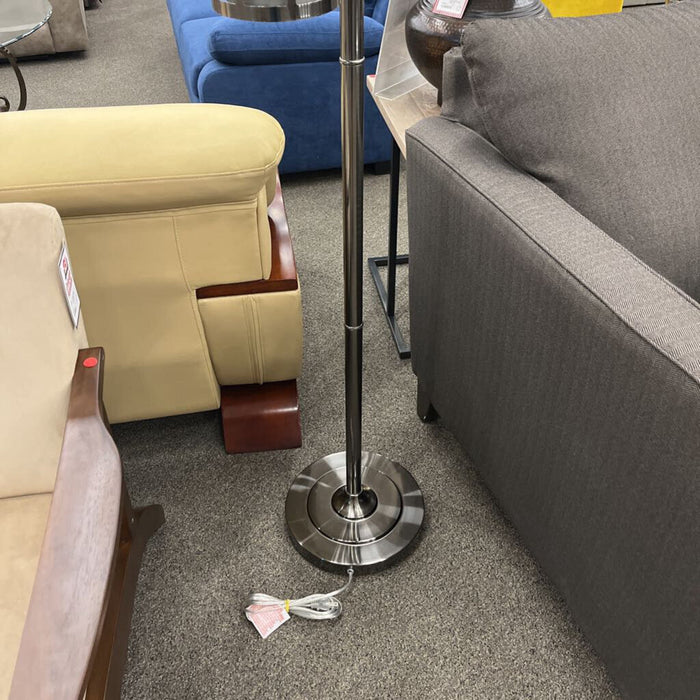 Silver 3-light Floor Lamp