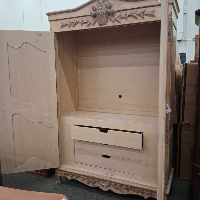 Lg. Cream Armoire