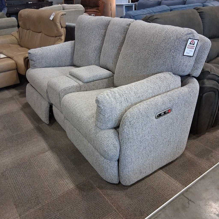 E U7521-2119 Gray Power Loveseat