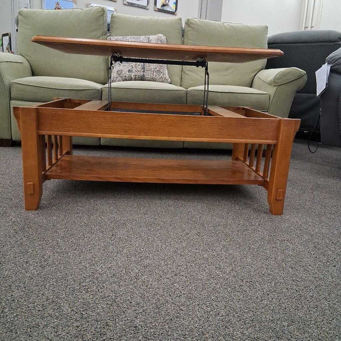 Mission Oak Lift-top Coffee Table