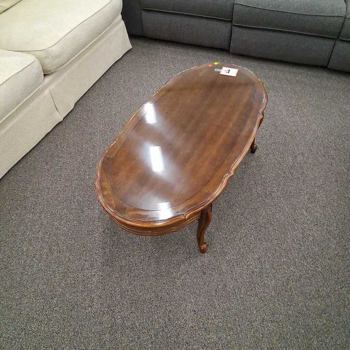 Vintage Coffee Table w/ Glass