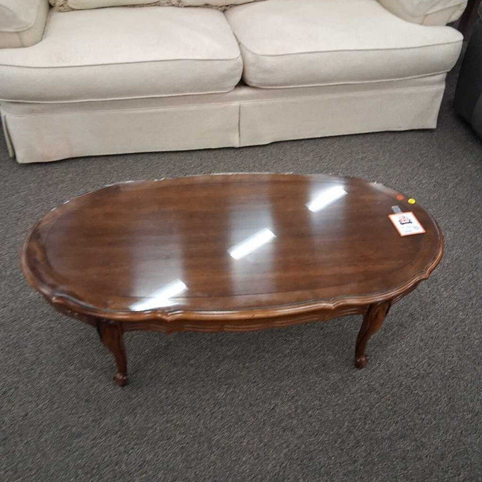 Vintage Coffee Table w/ Glass