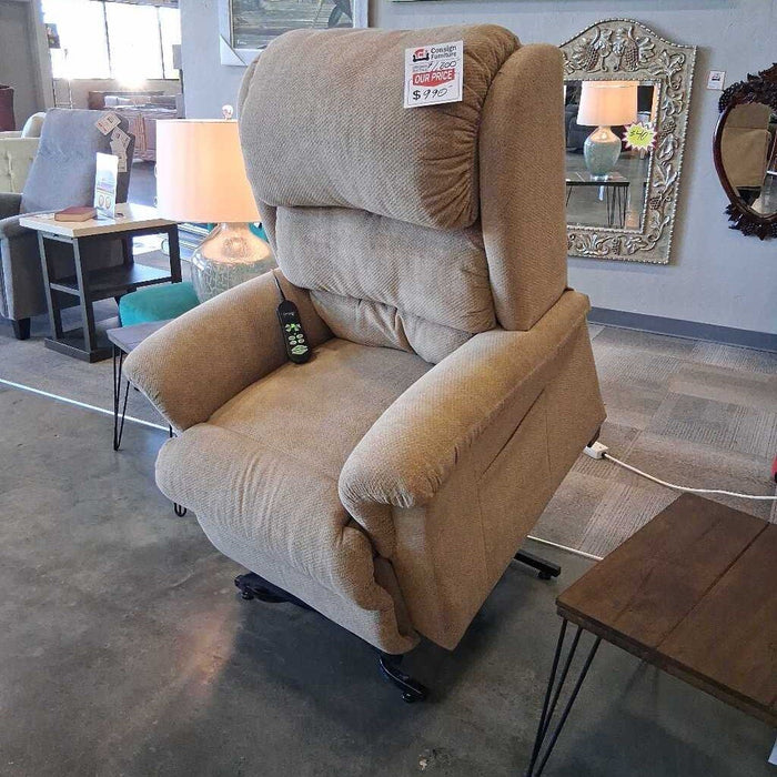 Wheat Fabric Lift Chair