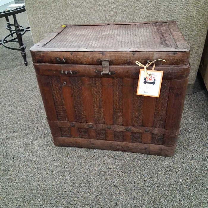 Vintage Woven Chest