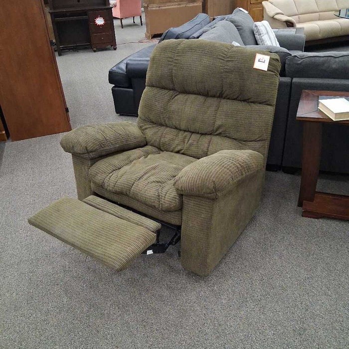 Olive Fabric Rocking Recliner