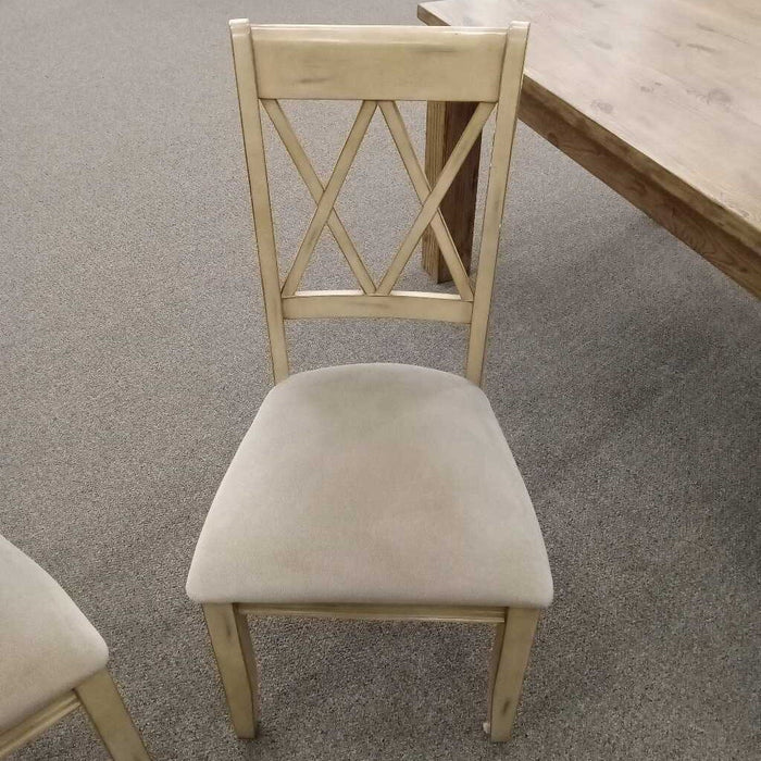 Pair of Green Dining Chairs