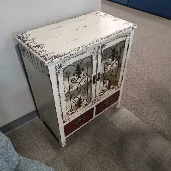 White Accent Cabinet