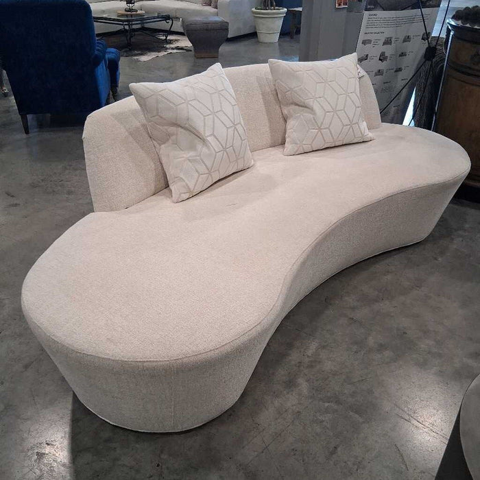 Modern White Kidney Sofa