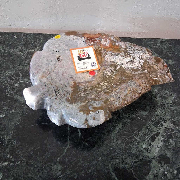 Jasper Stone Leaf Decor