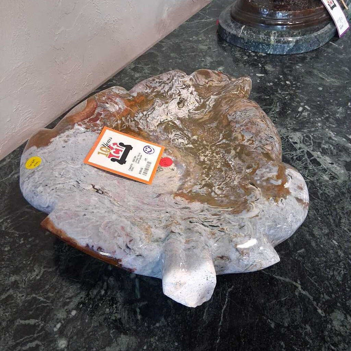 Jasper Stone Leaf Decor