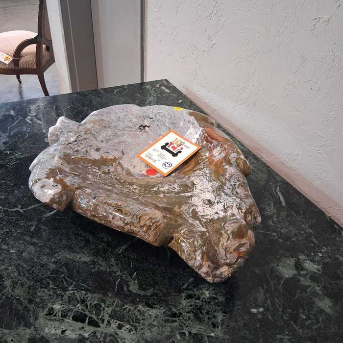 Jasper Stone Leaf Decor