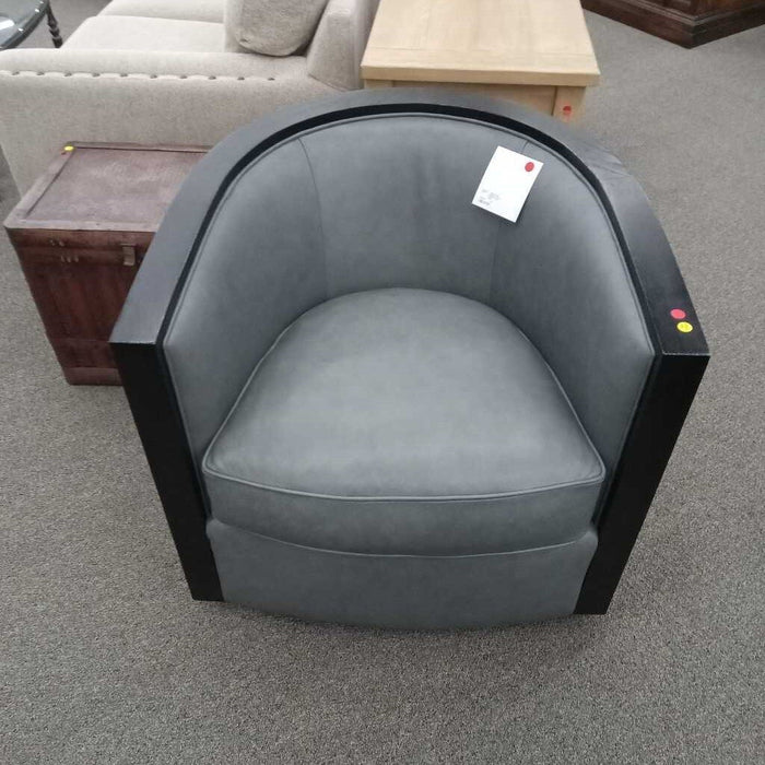 Striped Pattern Swivel Chair