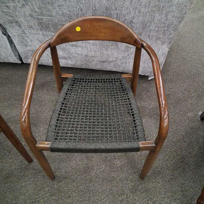 Pair of Woven Seat Chairs
