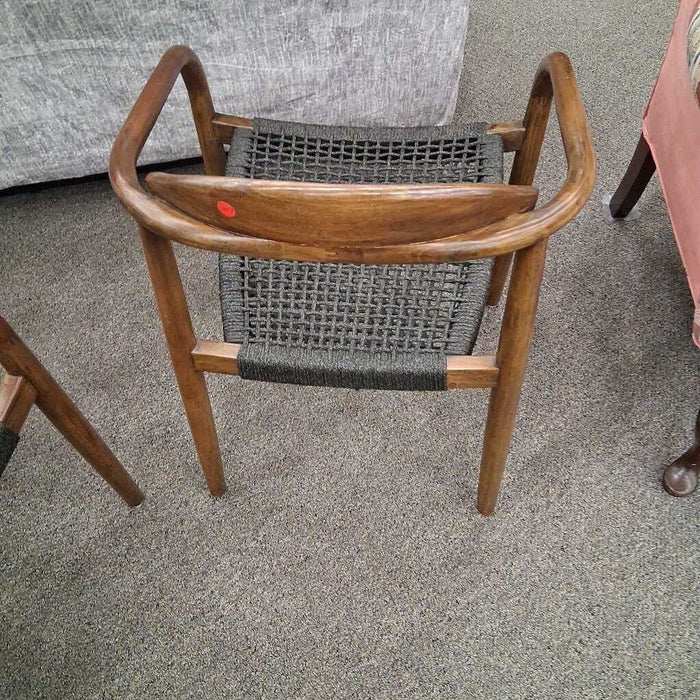 Pair of Woven Seat Chairs