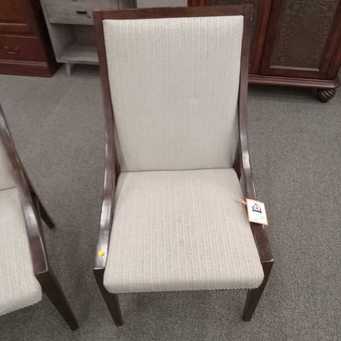 Pair of Beige Fabric Chairs
