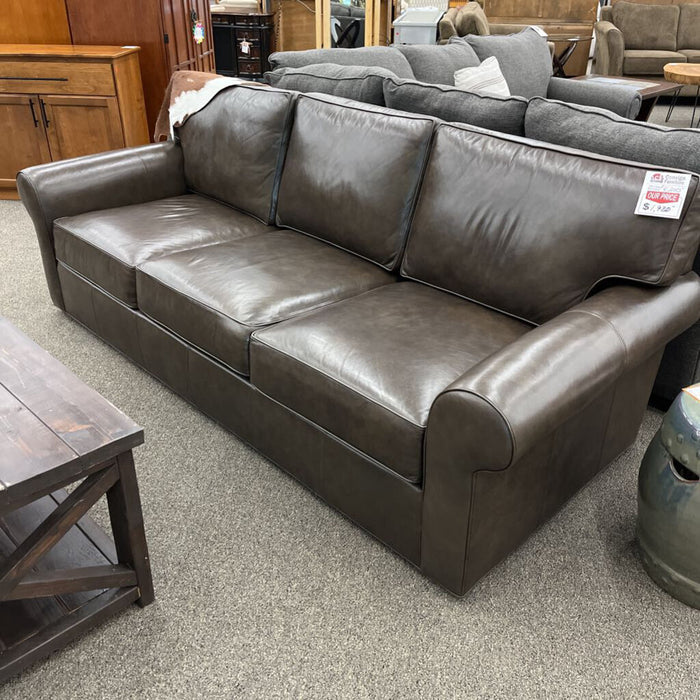 "Retreat" Brown Leather Sofa