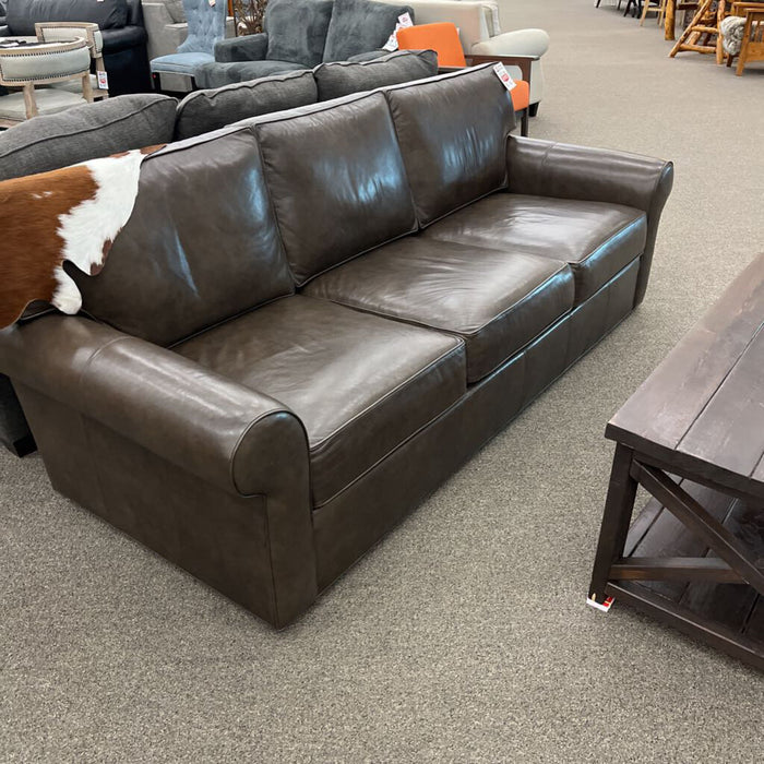 "Retreat" Brown Leather Sofa