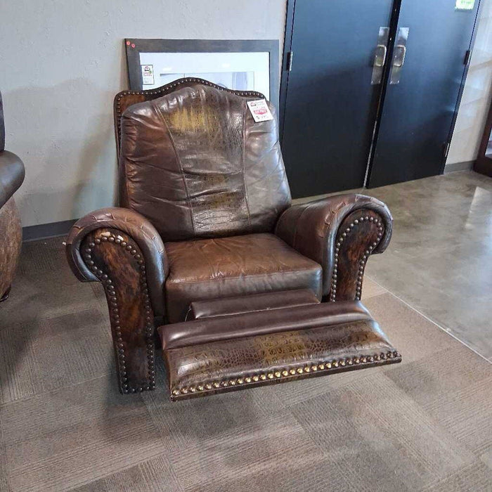 Cow & Croc. Accent Recliner