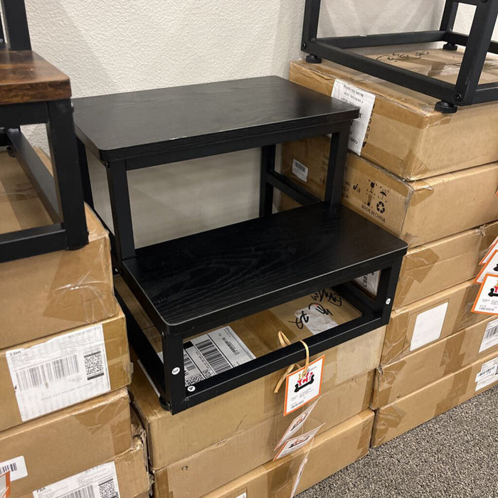 Black 300lb. Double Step Stool