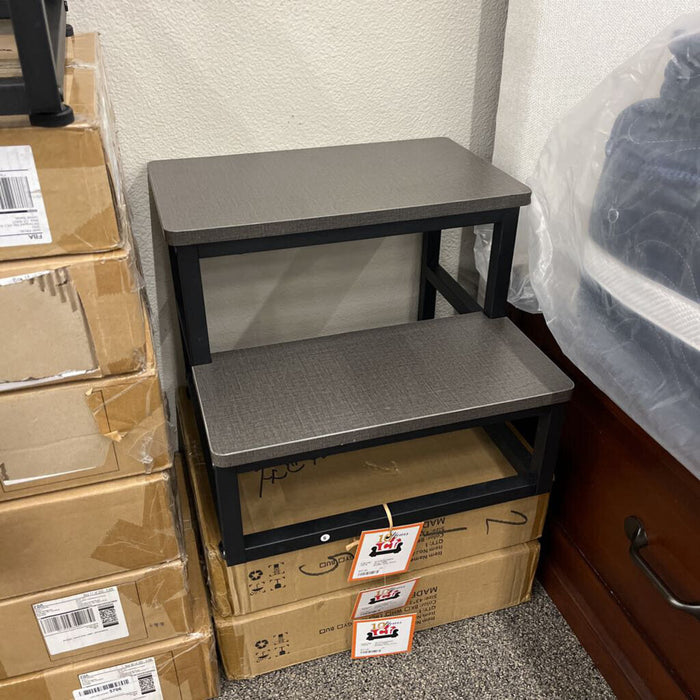 Gray 300lb. Double Step Stool