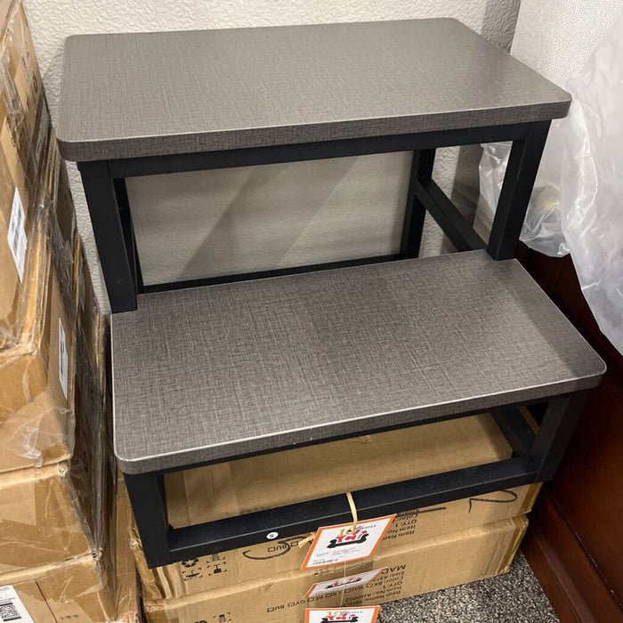 Gray 300lb. Double Step Stool