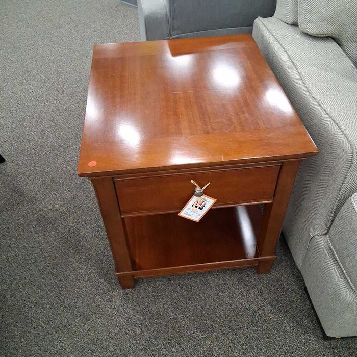 Wood End Table