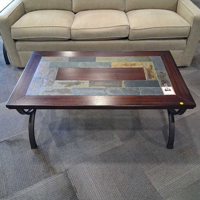 Slate Accent Coffee Table