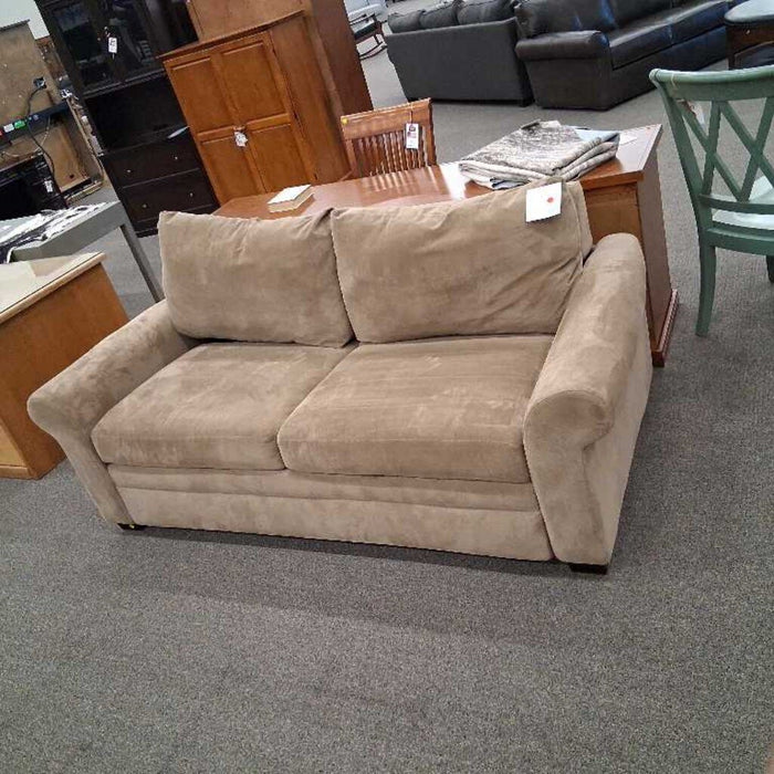 Lt. Brown Fabric Sleeper Sofa