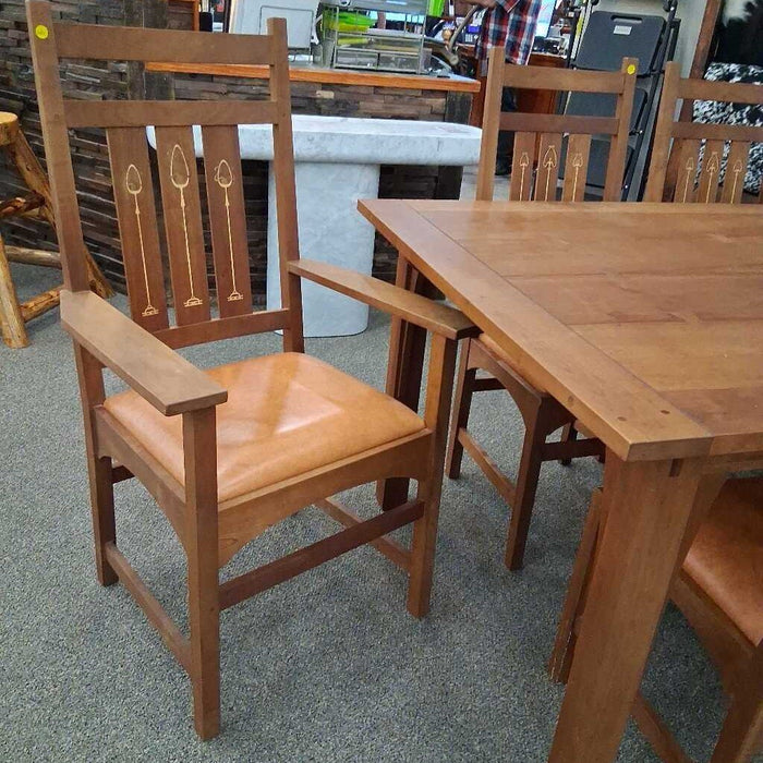 "Harvey Ellis" Table w/ 8 Chairs