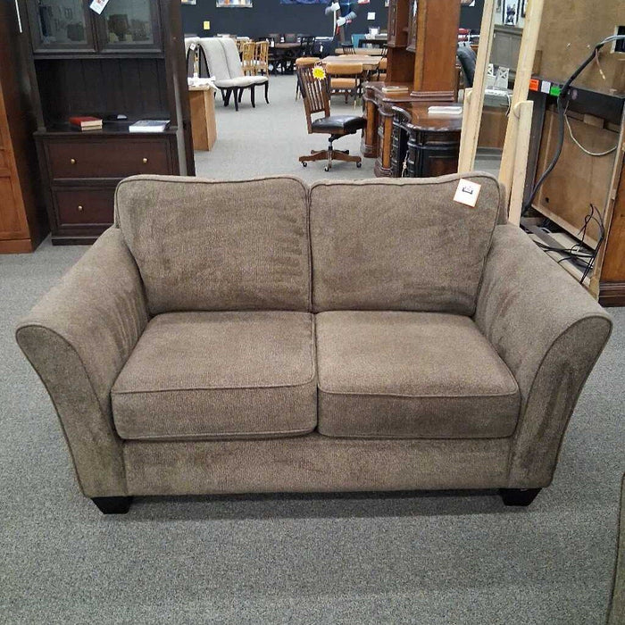 Lt. Brown Fabric Loveseat