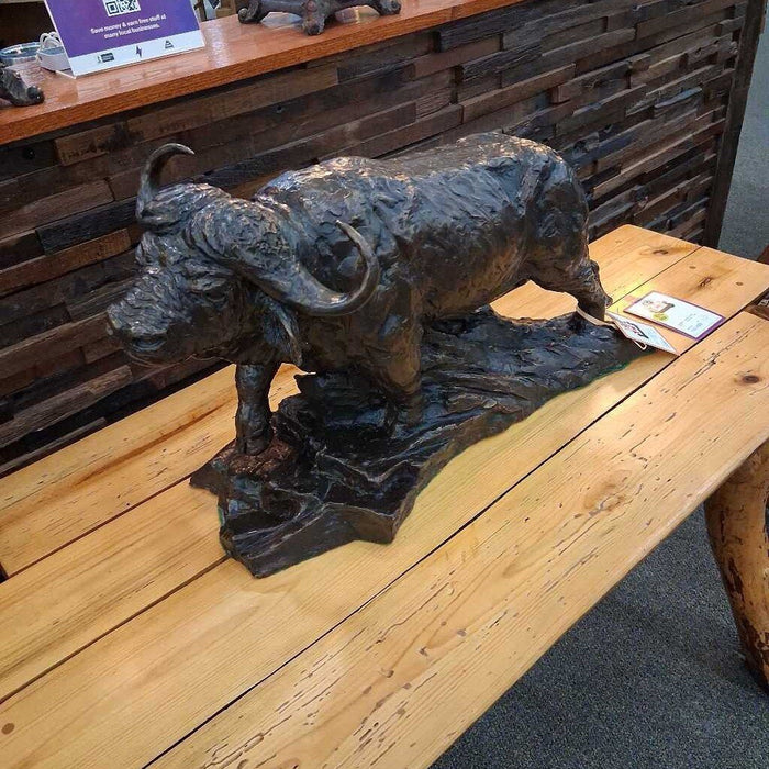 Bruce Little Bronze Cape Buffalo