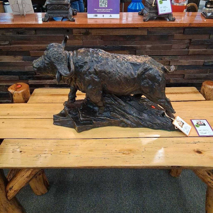 Bruce Little Bronze Cape Buffalo