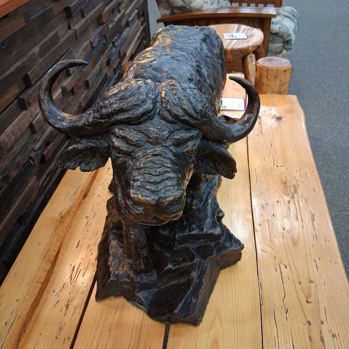 Bruce Little Bronze Cape Buffalo