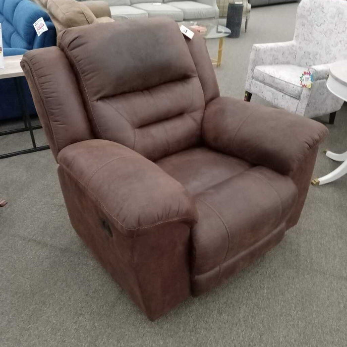 "Stoneland" Brown Rocking Recliner