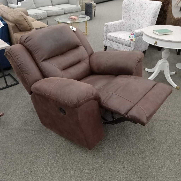 "Stoneland" Brown Rocking Recliner