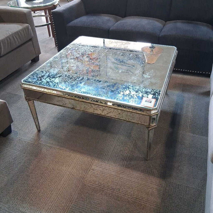 Square Mirrored Coffee Table