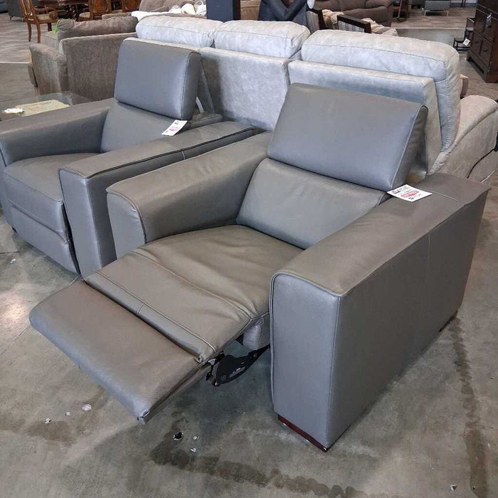 "Lewen" Gray Pwh Recliner