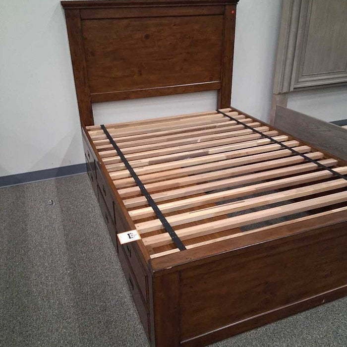 Rustic Full Captains Bed