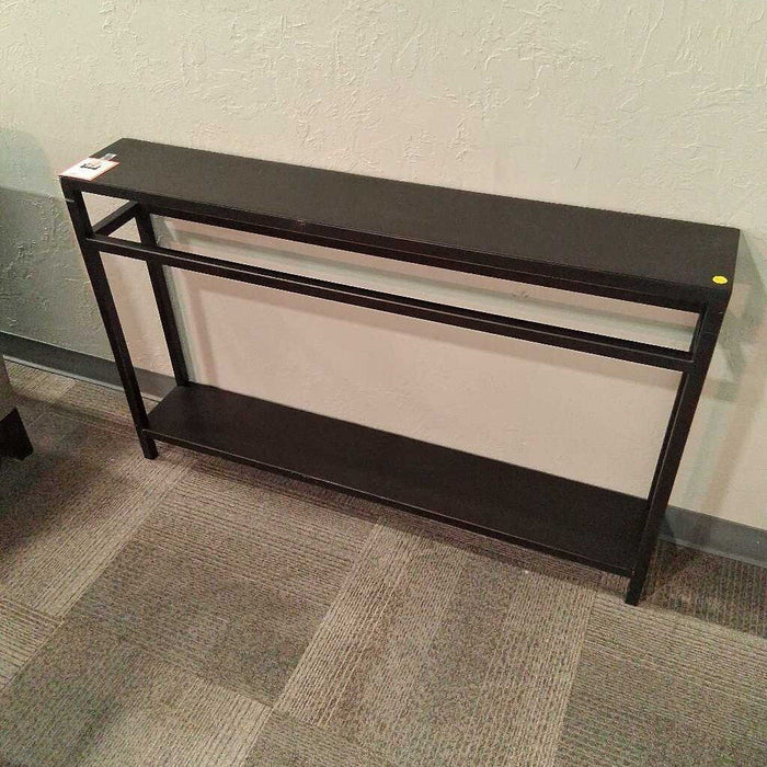 Black Metal Entry Table