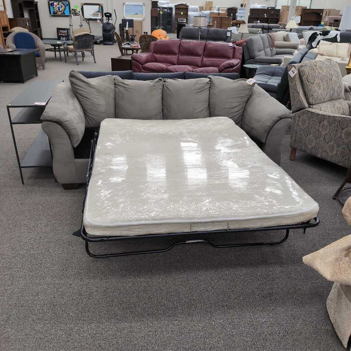"Darcy" Gray Fabric Sleeper Sofa